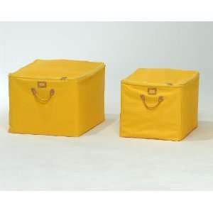  Large Nylon Storage Box   Beige: Home & Kitchen