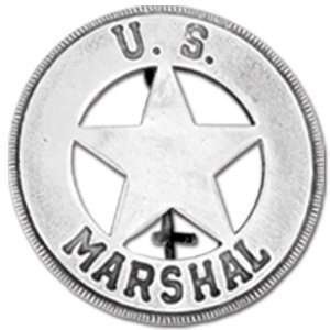   Old West Era U.S. Marshall Round Replica Badge
