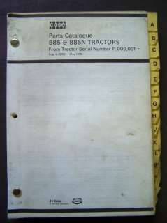 Case   David Brown 990 995 996 Tractors Parts Catalog  