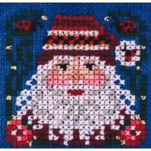  Ladybug Santa (cross stitch) Arts, Crafts & Sewing
