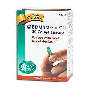  BD Ultra Fine II 30 Gauge Lancets: Health & Personal Care