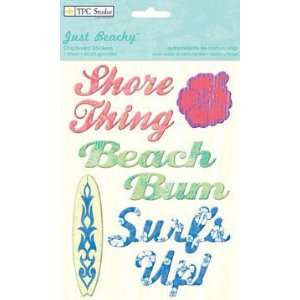  Just Beachy Chipboard Stickers Arts, Crafts & Sewing