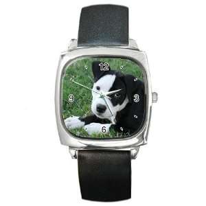  American Pit Bull Puppy Dog Square Metal Watch FF0013 
