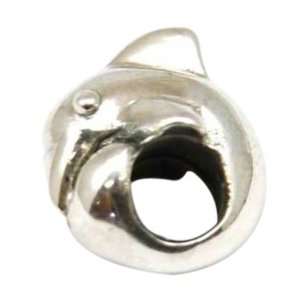  TOC BEADZ 925 Silver Dolphin 10mm Slide on Bead Jewelry