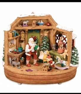 Santas Animated Toy Shop San Francisco Music Box mint in box 38109 