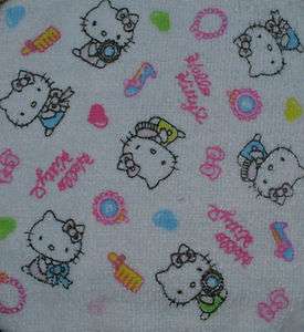 Towels W/Crochet Tops Hello Kitty Kitchen/Bathroom  