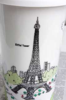 Paris Eiffel Tower insulation layer ceramic cup  
