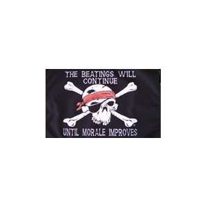  The Beatings Will Continue Nylon 3x5 Flag Patio, Lawn 