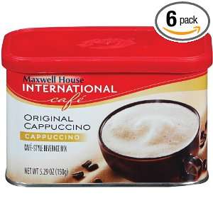  House International Café Cappuccion, 5.29 Ounce Packages (Pack of 6