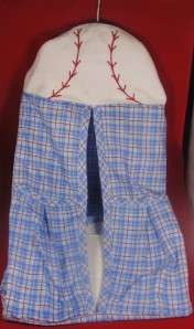 Baby Toddler Boys Baseball Diaper Stacker with Pockets EUC by Just 