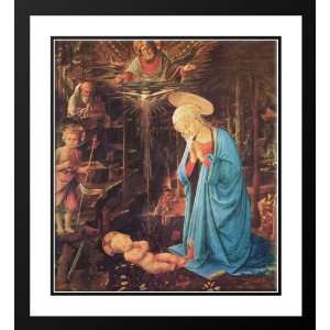  Lippi, Filippino 20x22 Framed and Double Matted Virgin and 