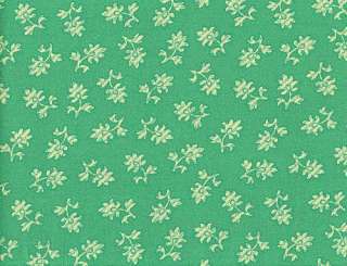 Quilt Quilting Fabric Thimbleberries Floral Sea Green  