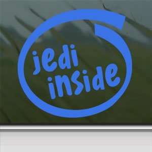  Jedi Inside Blue Decal Car Truck Bumper Window Blue 