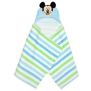  Disney Stripes Mickey Mouse Hooded Towel