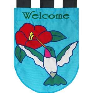  Garden Flag Hummingbird Heaven Double Sided 28X40 Welcome 