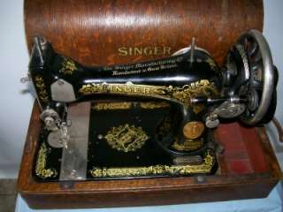 Singer Dome Top Hand Crank Sewing Machine NICE!!!!!  