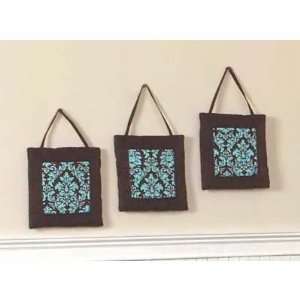  Bella Turquoise And Chocolate Wall Hanging Accessories 