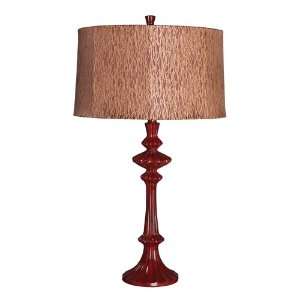  Dimond D1432 Belle Vernon Table Lamp, Burgundy Red
