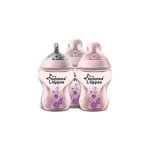 Tommee Tippee Closer to Nature Decorated Bottle   3pk 9oz