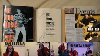 SIGNED BOOK Tommy James Me the Mob and the Music 1/1 HC  