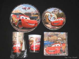 NEW Disney Pixar CARS Party Supplies For 8 + Wilton Pan  
