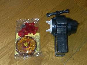 CC Beyblade Red Sol Blaze A145AS + 2 Sides Launcher  