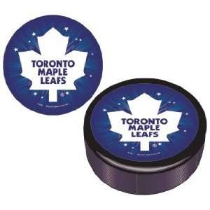 NHL Toronto Maple Leafs Logo Hockey Puck *SALE*:  Sports 