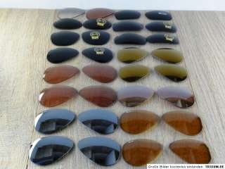 LOT OF 14 COUPLES RAY BAN LUXOTTICA LENSES + 1 COUPLE PERSOL LENSES 