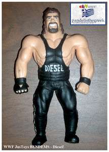 WWF Bendems Diesel Kevin Nash wrestling figure NWO TNA  