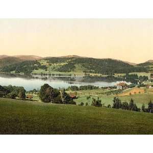  Vintage Travel Poster   Titisee general view Black Forest 