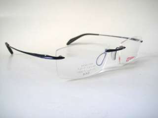 WILSON Titanium Tennis Golf Eyeglasses Spectacles Rimless Frames Mens 