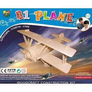  3d Wooden Puzzle bi plane Toys & Games