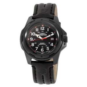   Shock Resistant Analog Leather Strap Expedition Watch: Timex: Watches
