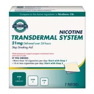  Nicotine Transdermal System Patch 14 Patches Step 1 