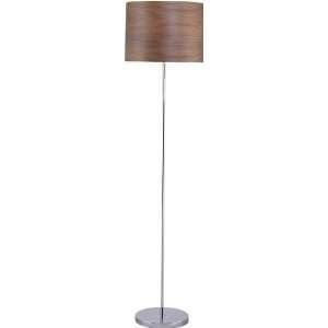   Lamp with Real Dark Wood Panel Shade   Timberly: Home Improvement