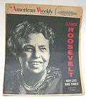 62 LA Herald Examine​r Eleanor Roosevelt Memorial Issue Pall Mall 