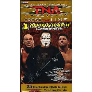  2008 Tristar TNA Cross the Line Wrestling CASE(16 F/S Box 