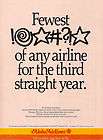 ALOHA AIRLINES 1987 FEWEST COMPLAINTS 3 YRS IN A ROW AD