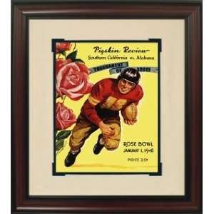   1946 Rose Bowl Historic Football Program Cover: Sports & Outdoors