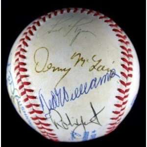 Autographed Ted Williams Ball   13 AL MVPs AL PSA LOA   Autographed 