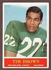 1964 Philadelphia #129 Timmy Tim Brown Eagles Old Vinta