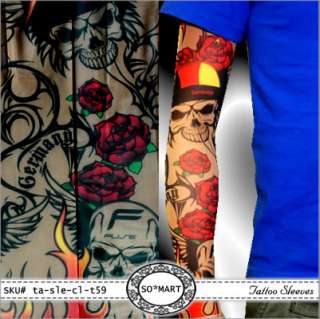 New Arm Warmers Temporary Tattoo Sleeves Gloves Sleeve  
