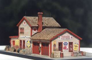 Micro Scale Models Texaco Gas Station  