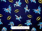 Batman Action Super Hero DC Super Friends Cotton Novelty Fabric BTY 