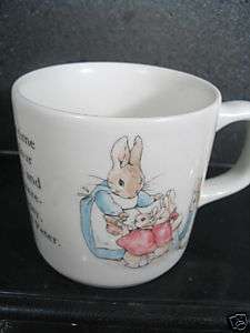 Beatrix Potter Wedgwood Peter Rabbit CHILD HANDLED CUP  