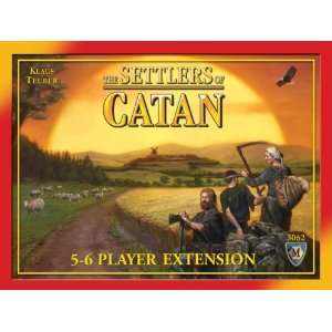    Settlers of Catan 5 6 player exp. 2007 Edition Toys & Games