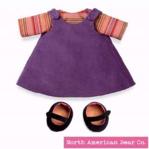 North American Bear Company Rosy Cheeks Big Sister Purple 