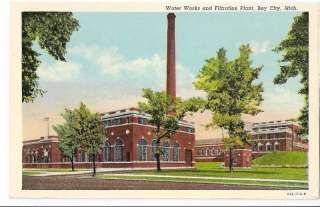 Michigan, MI, Bay City, Water Works & Filtration Plant  