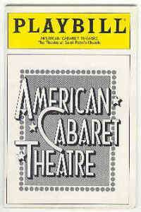 92 American Cabaret Theatre St Peters Church Playbill  