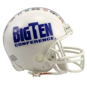  Riddell Big Ten Conference White Mini Helmet: Sports 